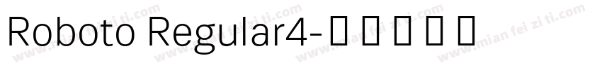 Roboto Regular4字体转换
